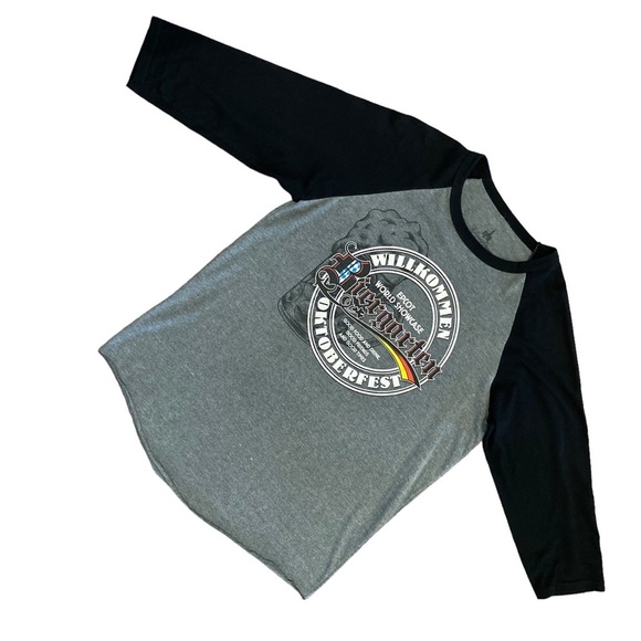 Disney Parks Oktoberfest Shirt Unisex Large EPCOT Germany Biergarten 3/4 Sleeve - Picture 5 of 9